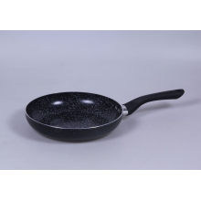 Full 3.0mmx3003 Aluminio Alloy Fry Pan con Non-Stick de 2 capas de recubrimiento de mármol y base de inducción